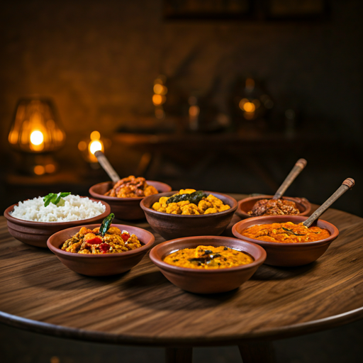 Coorg-style meal spread