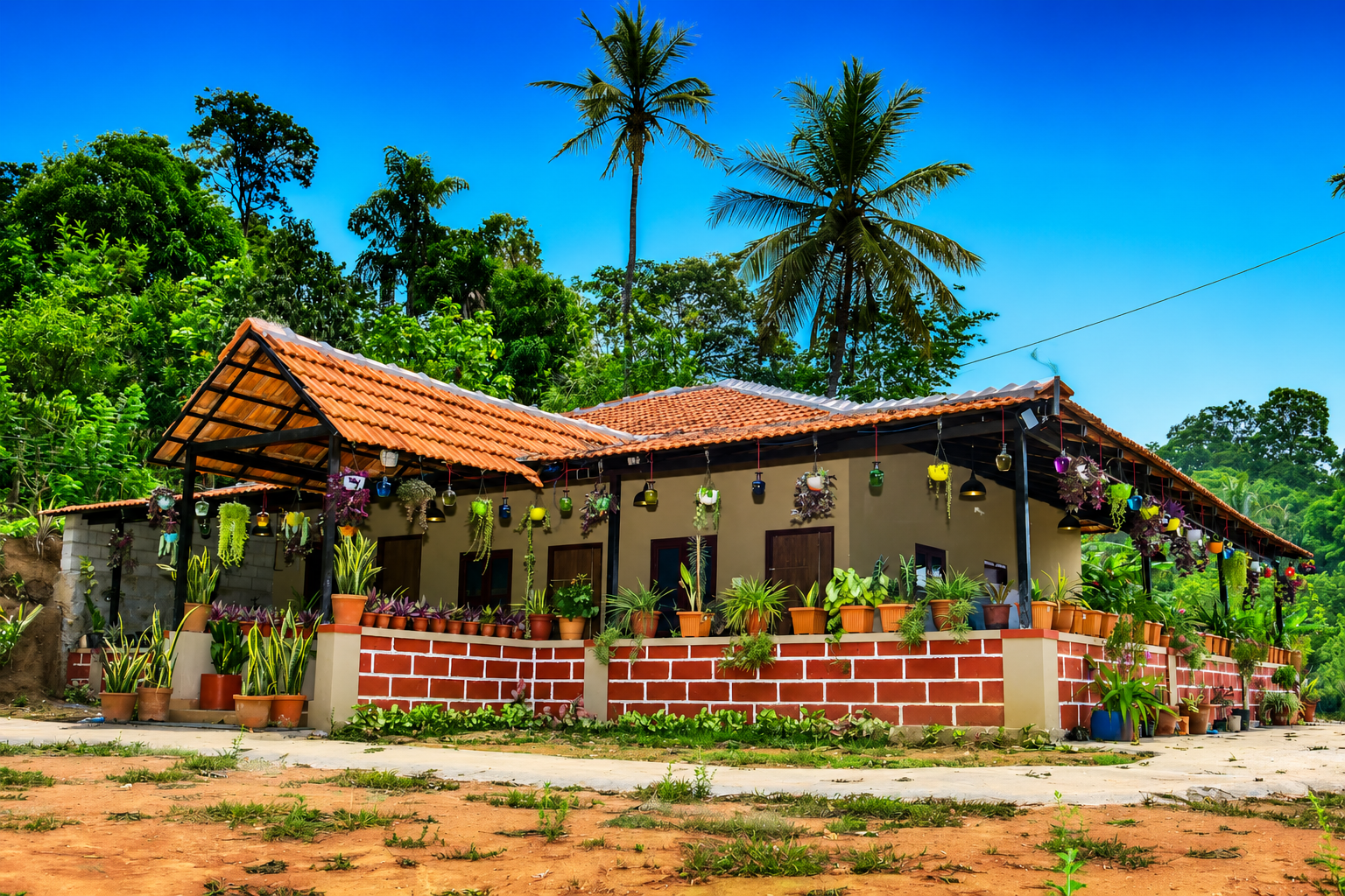 Homestay villa in a misty Coorg coffee plantation